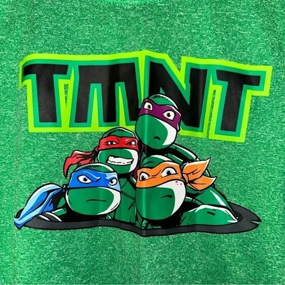 NICKELODEON Bright Green TMNT Muscle T-Shirt - Picture 2 of 5